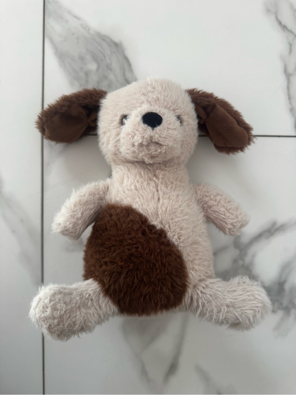 Jellycat retired Munchkin Pup Cream and Brown Plush Puppy Dog Toy